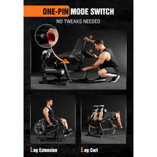 Load image into Gallery viewer, Leg Extension and Curl Machine