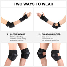 Load image into Gallery viewer, Adult/Kids Knee Pads Elbow Pads Wrist Guards 6 in 1 Protective Gear