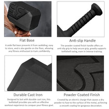 Load image into Gallery viewer, Fitness Mace Clubbell 35/45 Lbs Cast Iron Square Hammer Kettlebells