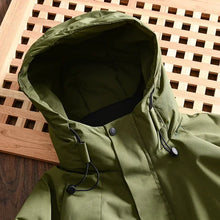 Load image into Gallery viewer, Men's Ski Jacket Winter Windproof Warm Coat Outdoor Sports Mountain Overcoat Hooded Snowboarding
