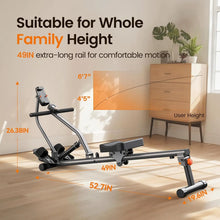 Load image into Gallery viewer, Niceday Hydraulic Rowing Machine, Rowing Machine For Home