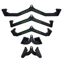Load image into Gallery viewer, Home Gym Fitness Rowing T-bar V-bar Pulley Cable Machine Attachments
