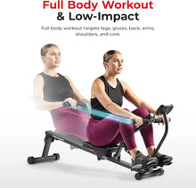 Load image into Gallery viewer, Compact Adjustable Rowing Machine with 12 Levels of Resistance