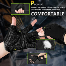 Load image into Gallery viewer, MOREOK Half Finger Gym Fitness Gloves