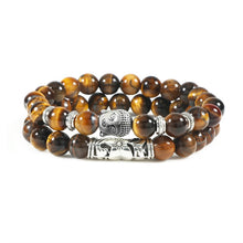 Load image into Gallery viewer, 2pcs/set Buddha Head Bracelet for Women Men
