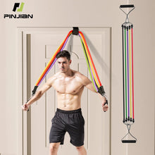 Load image into Gallery viewer, 10-14pcs/Set Pull Rope Bodybuilding Resistance Bands Set Multi-function Tensioner