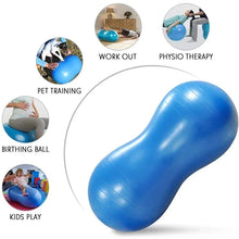 Load image into Gallery viewer, 1 Piece Thickened PVC Capsule Yoga Ball Explosion-Proof Peanut Yoga Ball