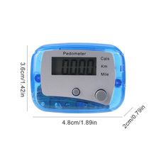Load image into Gallery viewer, Walking Pedometer Clip On Step Counter
