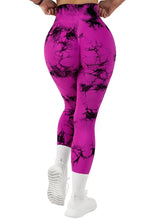 Load image into Gallery viewer, Women's Seamless Tie-dye Yoga Pants