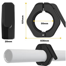 Load image into Gallery viewer, Non Slip 2 Inch Olympic Barbell Clamps with Quick Release Spin Lock