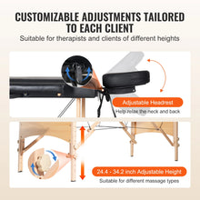 Load image into Gallery viewer, VEVOR Portable Massage Table