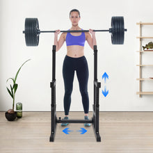 Load image into Gallery viewer, Barbell Rack, Adjustable Barbell Rack, Multi-function Barbell Rack