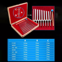 Load image into Gallery viewer, 8pcs Tuning Forks Set Healing Chakra Steel Aluminum Tuning Fork