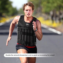 Load image into Gallery viewer, 3/15/35kg Weight Training Suit Empty Bag Fitness Running Vest