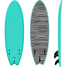 Load image into Gallery viewer, Surfboard Performance Fish Soft Top Surf Board