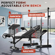 Load image into Gallery viewer, Adjustable Weight Bench Press Set