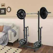 Load image into Gallery viewer, Barbell Rack, Adjustable Barbell Rack, Multi-function Barbell Rack