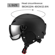 Load image into Gallery viewer, Snowboard Helmet with Goggles Skiing Helmet