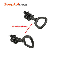 Load image into Gallery viewer, Suupkol Kettlebell Grip - Convert Dumbbells into Kettle and Barbell for Home Gym