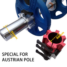 Load image into Gallery viewer, 50mm Alloy Barbell Clamps 2 PCS Quick Release Barbell Locking Clamps