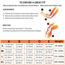 Load image into Gallery viewer, Adult/Kids Knee Pads Elbow Pads Wrist Guards 6 in 1 Protective Gear