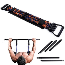 Load image into Gallery viewer, Adjustable Bench Press Bands Set Fitness Bar Push Up Resistance Band Chest Exercise