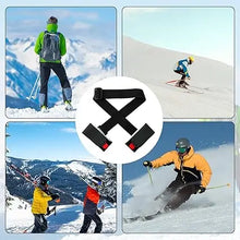 Load image into Gallery viewer, Skimate Carrier Strap Clipstick Ski Mate Portable Skis Straps