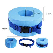 Load image into Gallery viewer, 1 Pair EPS Foam Aquatic Cuffs Swimming Leggings Arm Floating Ring