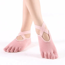 Load image into Gallery viewer, Women Breathable Yoga Socks Five Toe