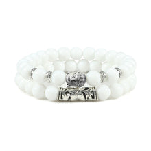 Load image into Gallery viewer, 2pcs/set Buddha Head Bracelet for Women Men