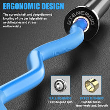 Load image into Gallery viewer, 47" EZ Curl Bar 500-lbs Capacity Steel Barbell