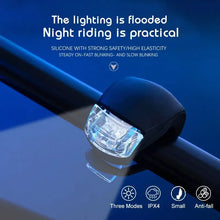 Load image into Gallery viewer, 2 PCS Silicone Bicycle Front Rear Light Set Night Riding Safety