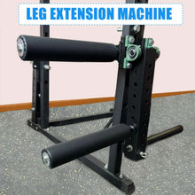 Load image into Gallery viewer, Power Rack Mounted Leg Extension & Curl Machine for Home Gym
