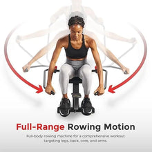 Load image into Gallery viewer, ZZZFitness Compact Full-Motion Rowing Machine w/Adjustable Resistance