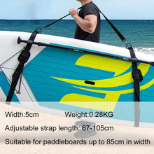 Load image into Gallery viewer, Portable Surfboard Shoulder Carry Sling Stand Up