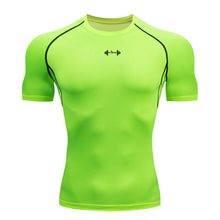 Load image into Gallery viewer, Mens Running Compression T-shirt Short Sleeve Sport Tees