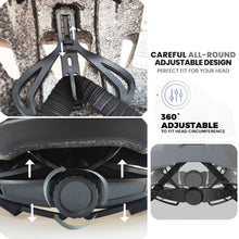 Load image into Gallery viewer, PJT New LED Bike Helmet With Sun Goggle Visor