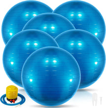 Load image into Gallery viewer, 6 Pcs Yoga Ball Exercise Ball PVC Stability Balance