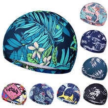 Load image into Gallery viewer, New Printed Men Swimming Cap Women Long Hair Swim Pool Hat
