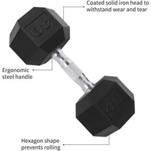 Load image into Gallery viewer, Dumbbells Set of 2 Exercise Fitness Dumbbell for Home Gym