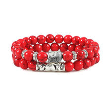 Load image into Gallery viewer, 2pcs/set Buddha Head Bracelet for Women Men