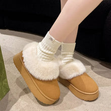 Load image into Gallery viewer, 2024 New Warm Boots Women Winter Flats Shoes Short Plush Fur Ankle Snow Boots