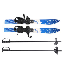 Load image into Gallery viewer, Kid's Beginner Snow Skis and Poles for Age 2-8 Years Old