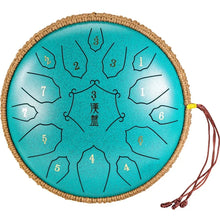 Load image into Gallery viewer, 12 Inch 15 Note Tongue Drum D Key Ethereal Drum Beginner Hand Pan Drums Yoga Meditation