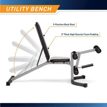 Load image into Gallery viewer, Cage System with Weightlifting Bench All-in-One Home Gym Equipment