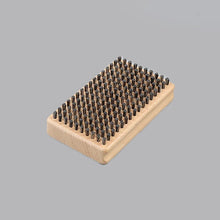 Load image into Gallery viewer, NEW 1PC Wooden Handle Brass/ Nylon/ Horsehair Ski Waxing Brush
