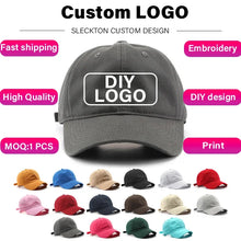 Load image into Gallery viewer, SLECKTON Custom Baseball Cap Fashion DIY