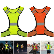 Load image into Gallery viewer, High Visibility Running Vest Breathable Night Work Safety Vest