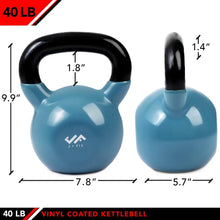 Load image into Gallery viewer, Kettlebell Weights Vinyl Coated Iron
