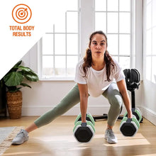 Load image into Gallery viewer, 55 lbs Pair Adjustable Dumbbells Set,